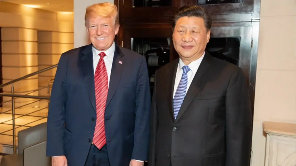 U.S. President Donald Trump and PRC President, CCP General Secretary Xi Jinping at G20 Buenos Aires Summit, before the working dinner