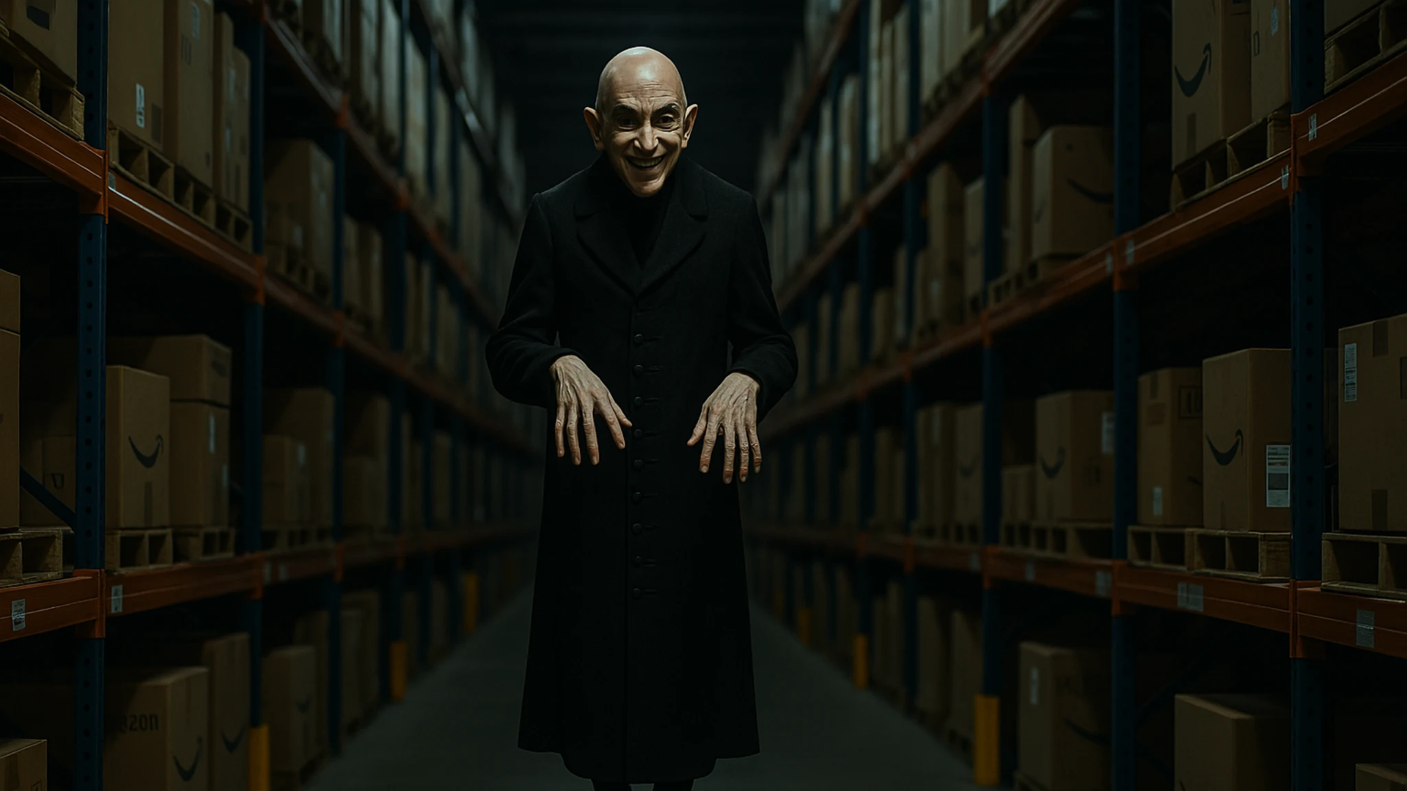 "Amazon Warehouse Workers Complain of ‘Strange Nighttime Rituals’ – Say Jeff Bezos Moves Like Nosferatu"